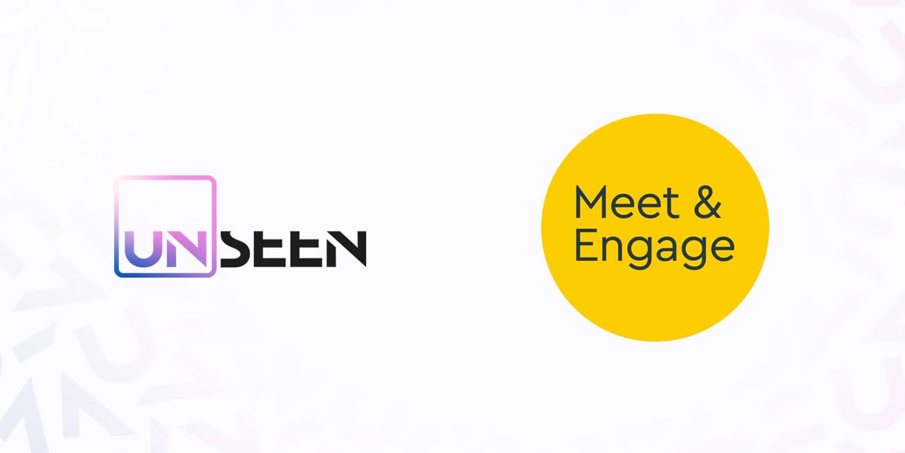 Unseen Group & Meet and Engage Logos side by side